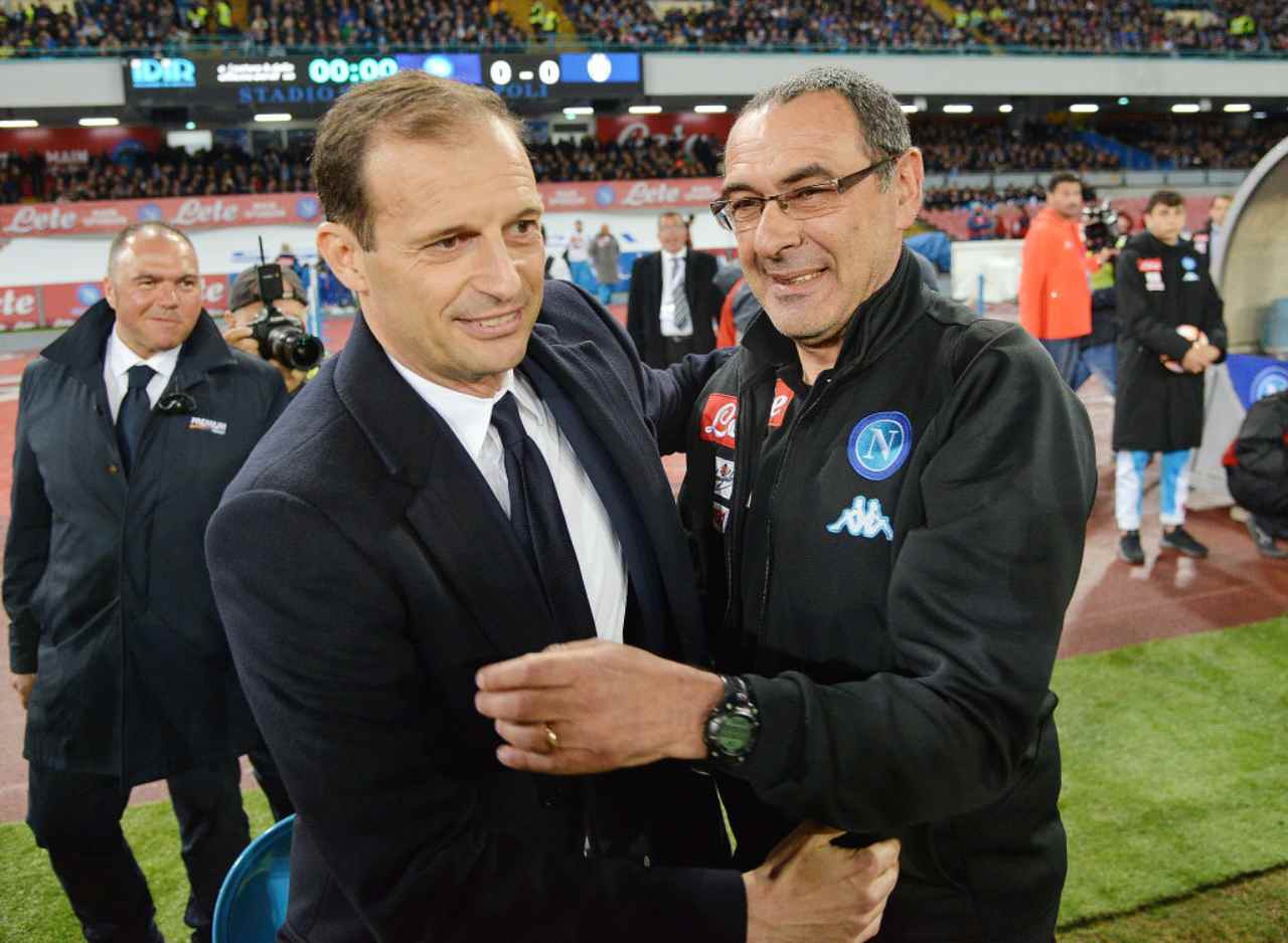 Massimiliano Allegri e Maurizio Sarri (Getty Images)