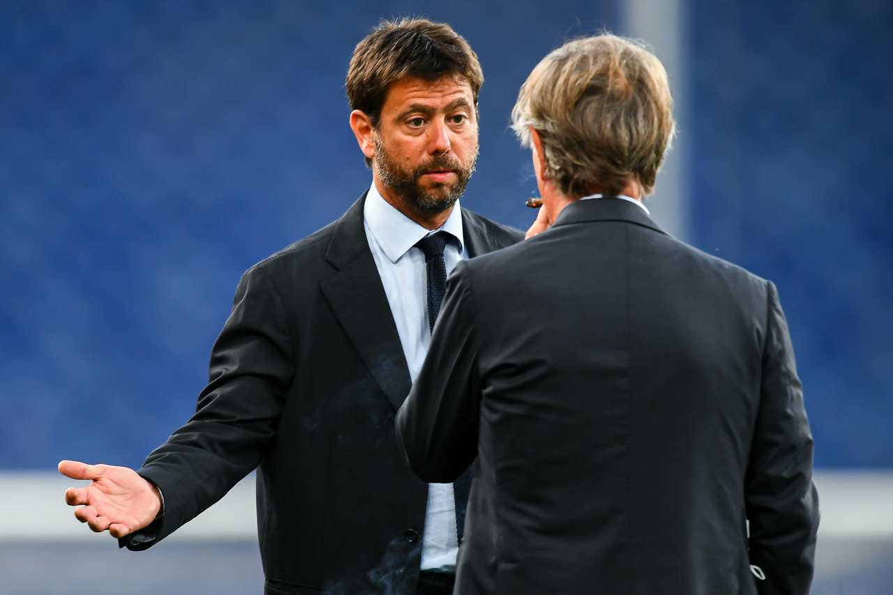 andrea agnelli conferenza sarri pirlo 