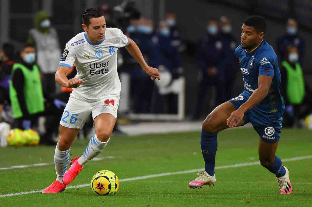 Florian Thauvin, il Real Madrid prova a beffare il Milan (Getty Images)