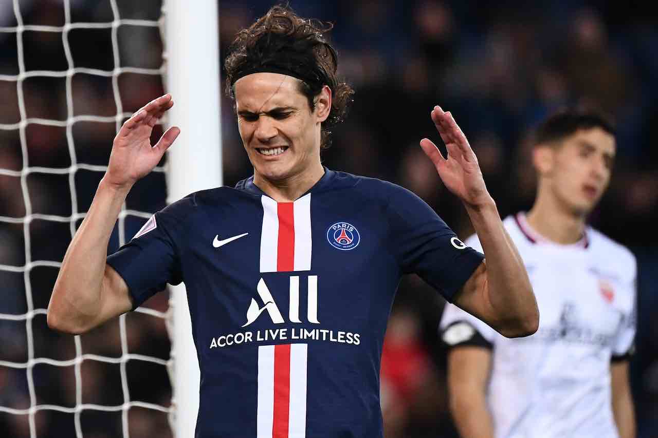 Cavani in quarantena, esordio rimandato con il Man United (Getty Images)