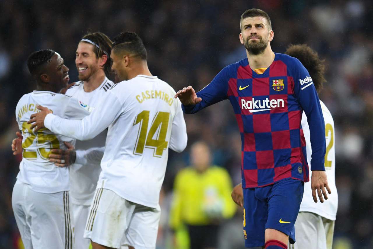 Barcellona-Real Madrid a porte chiuse (Getty Images)