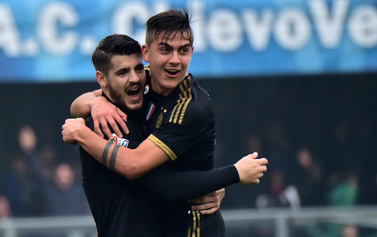 Dybala e Morata, titolari insieme 4 anni fa (Getty Images)