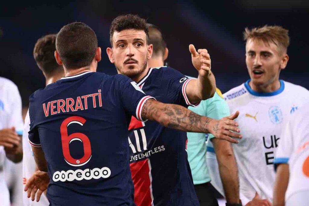 Florenzi a lezione di Francese da Verratti (Getty Images)