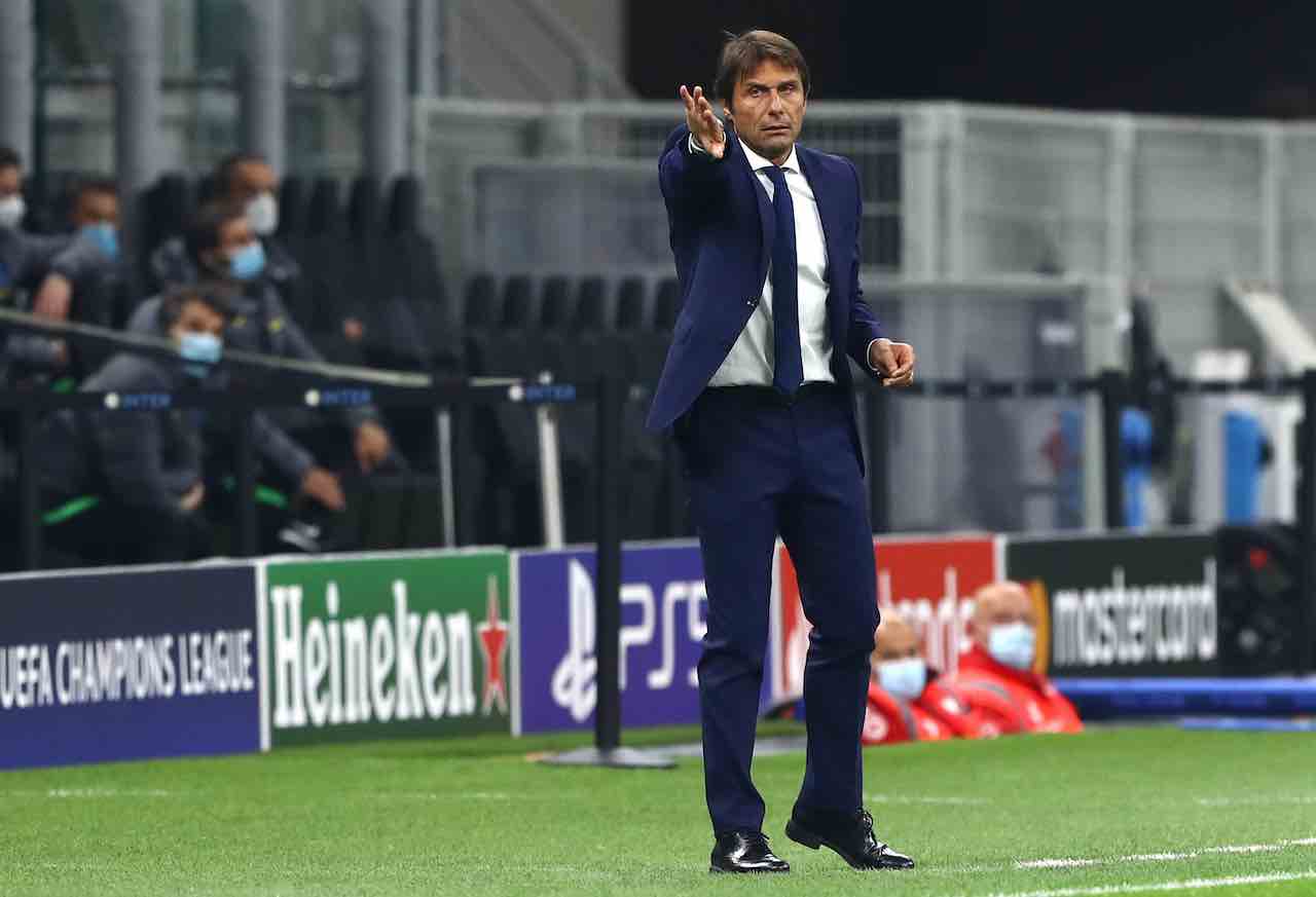 Inter, Conte mastica amaro dopo il pareggio in Champions League (Getty Images)