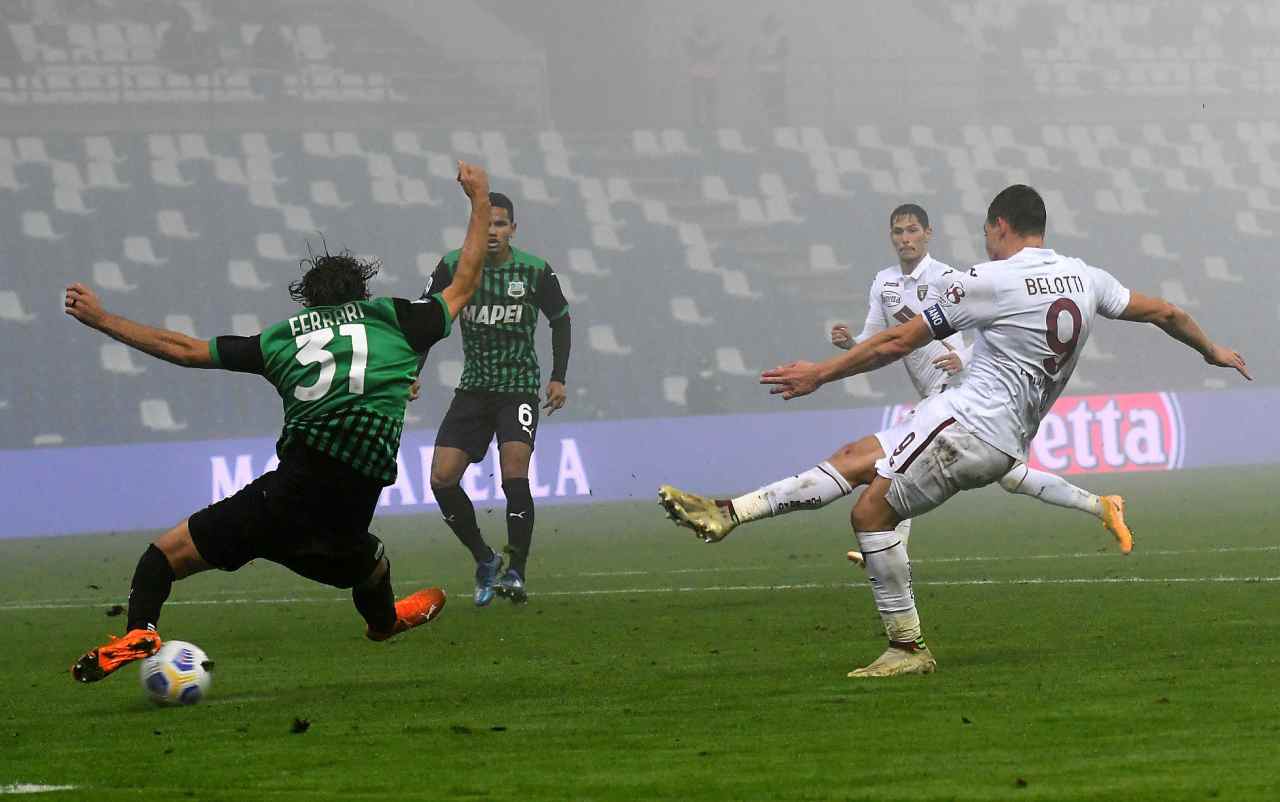 Sassuolo torino gol belotti 