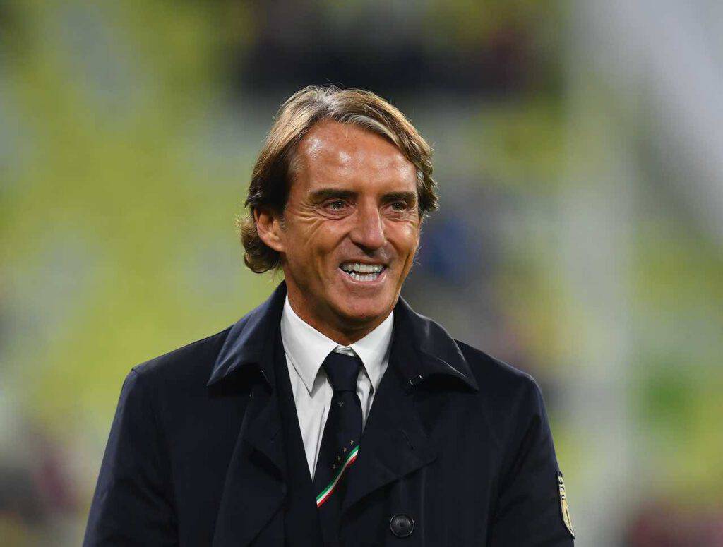 Mancini alla vigilia di Italia-Olanda (Getty Images)