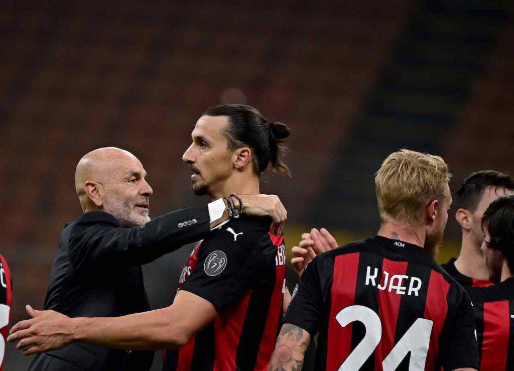 Milan, Pioli a fine partita contro la Roma (Getty Images)