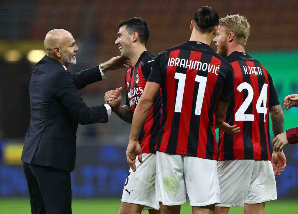 Milan, videochiamata con Pioli per festeggiare vittoria e primato (Getty Images)