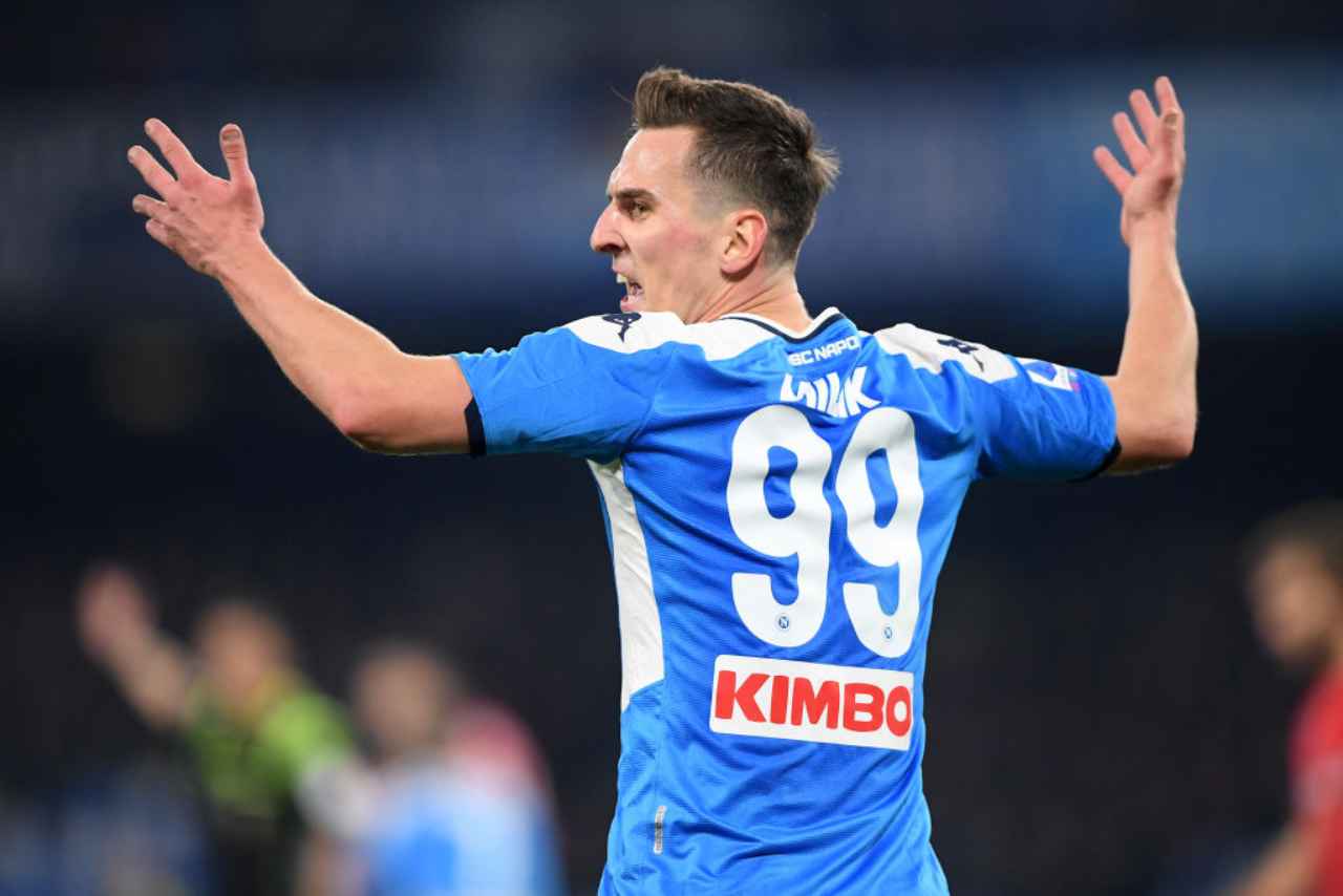 Milik, l'opinione sul Napoli e la scelta per il futuro (Getty Images)