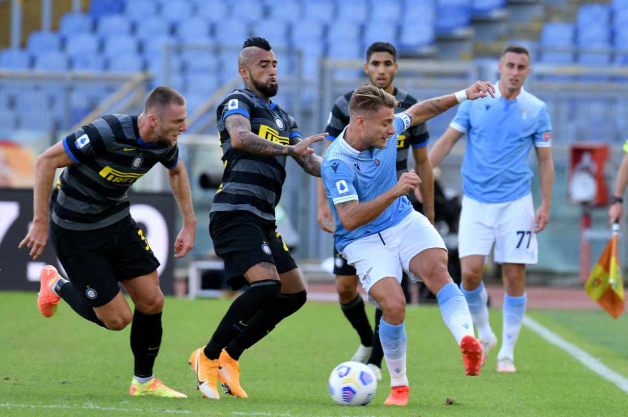 Lazio-Inter Immobile espulso