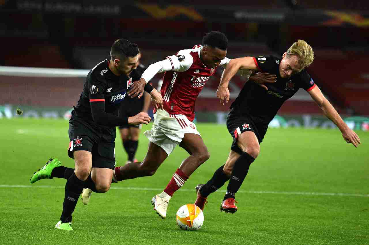 Europa League, risultati 29 ottobre: tris Arsenal, tonfo Tottenham