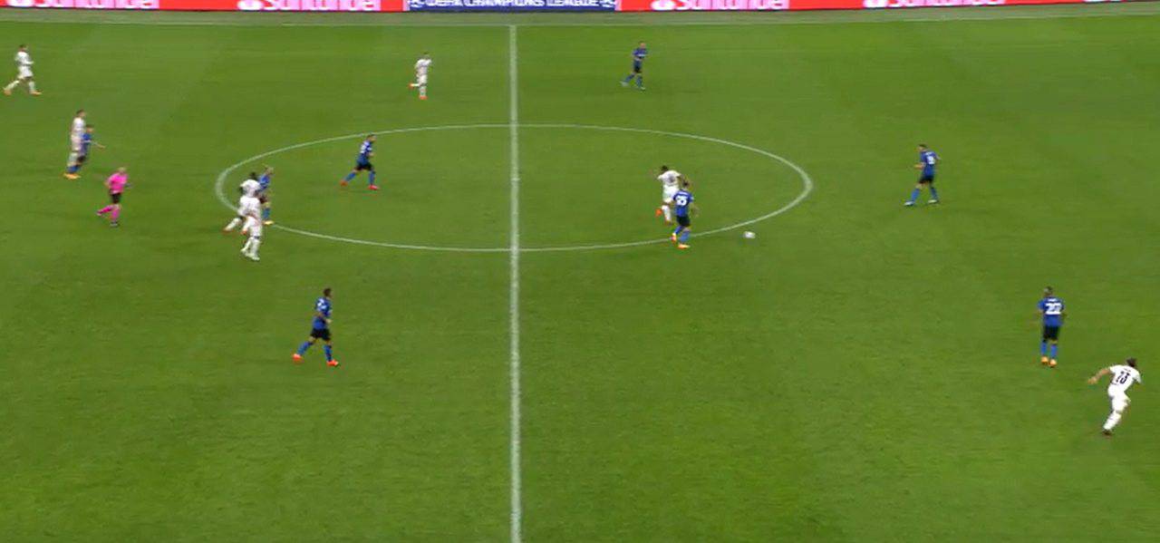 Inter-Borussia, il gol di Hofmann: la dinamica dell'azione e la decisione del VAR