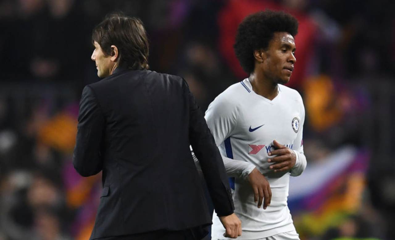 Willian, critiche nei confronti di Conte (Getty Images)