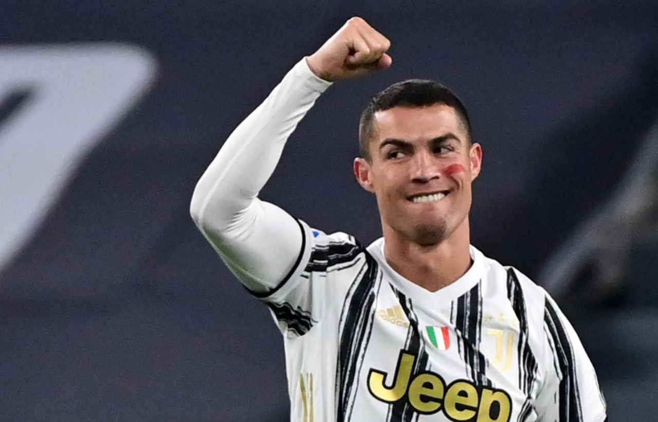 Cristiano Ronaldo, doppietta record col Cagliari (Getty Images)