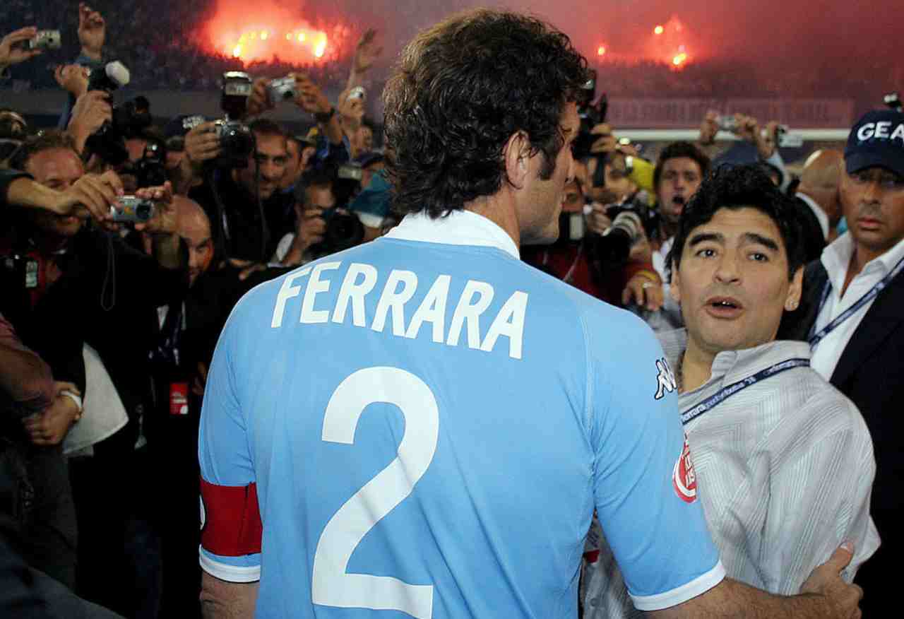 Ferrara rende omaggio a Maradona (Getty Images) 