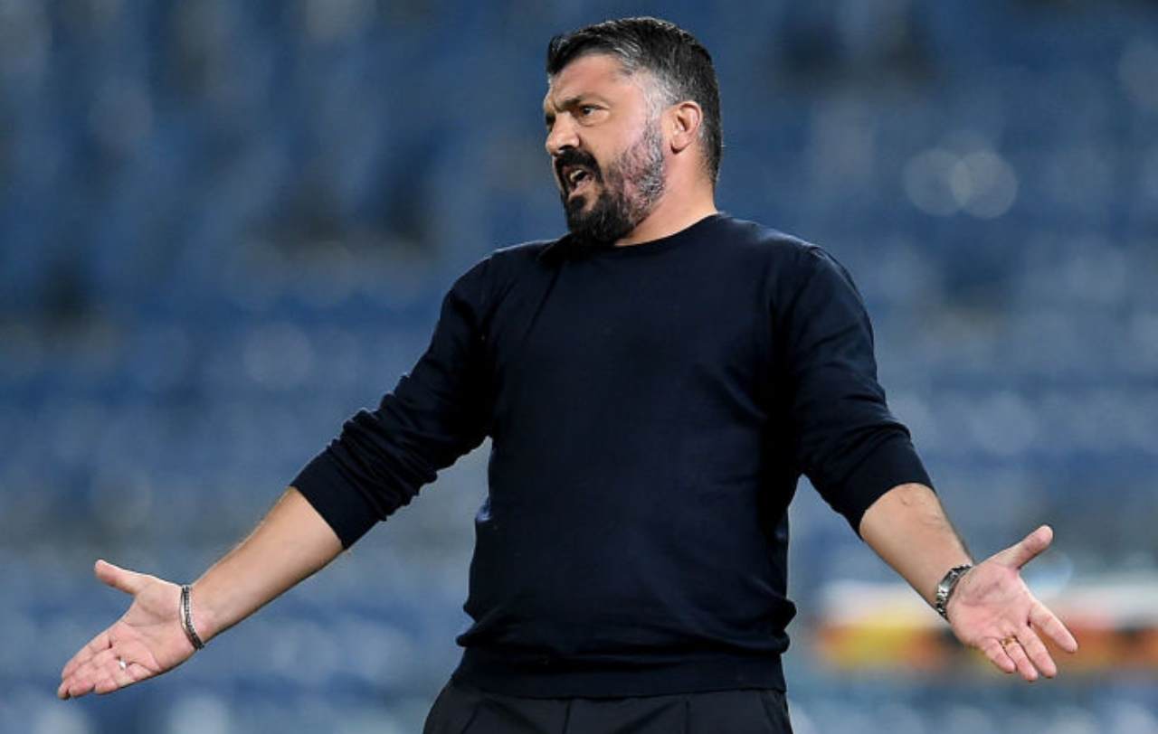 Gattuso, ira con i giocatori del Napoli (Getty Images)