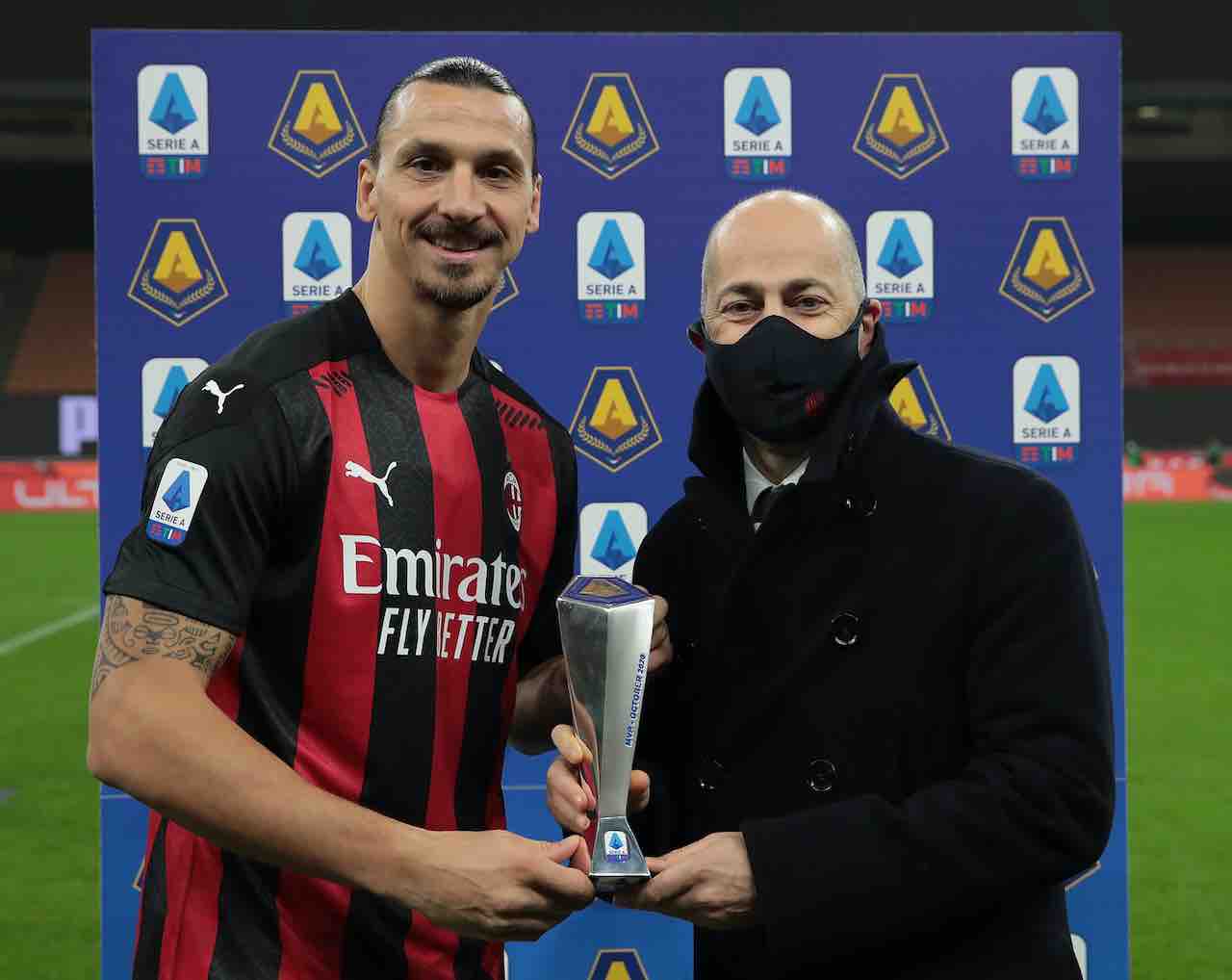 Ibrahimovic Gazidis Milan