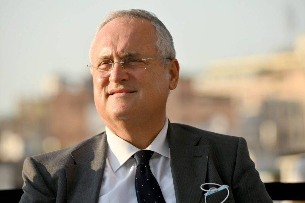 Claudio Lotito, le congratulazioni a Fares (Getty Images)