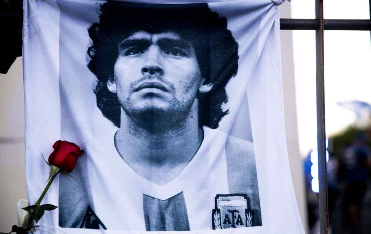 Maradona Ajax Riscaldamento