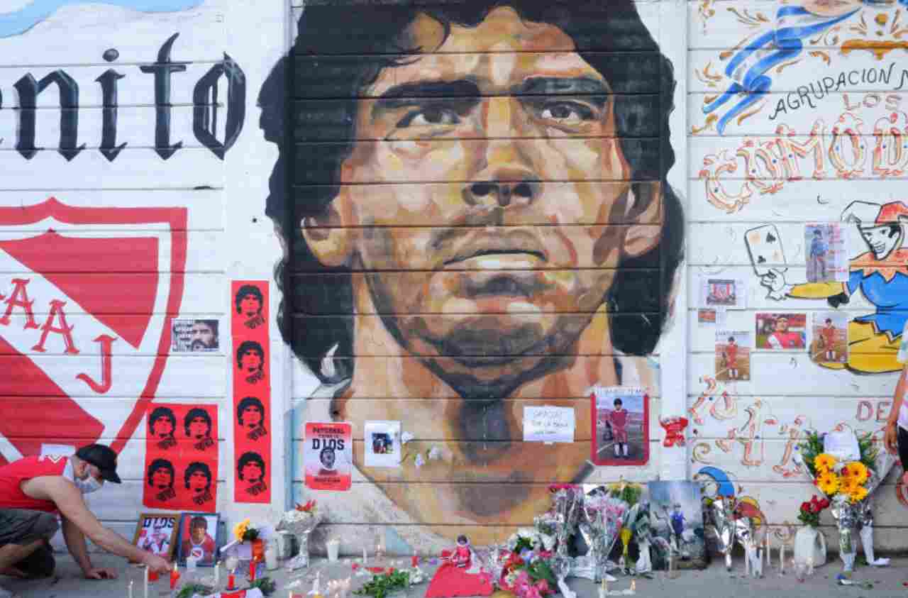 Maradona, l'ultimo saluto ai funerali (Getty Images)