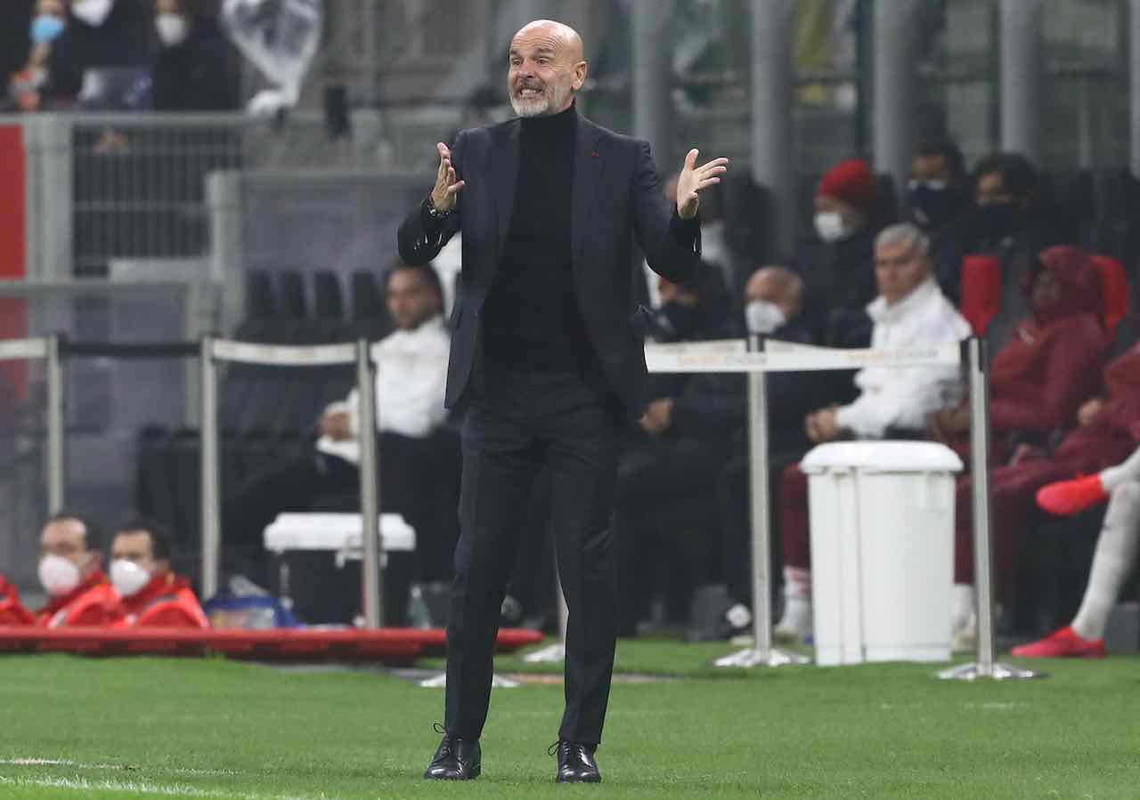 Milan-Lille, Pioli a fine gara (Getty Images)