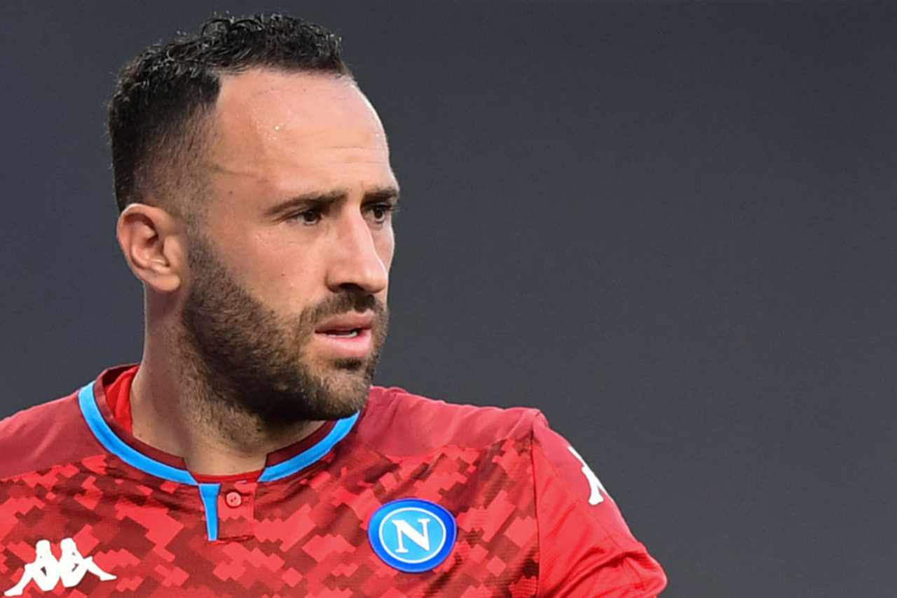 Napoli Ospina Infortunio