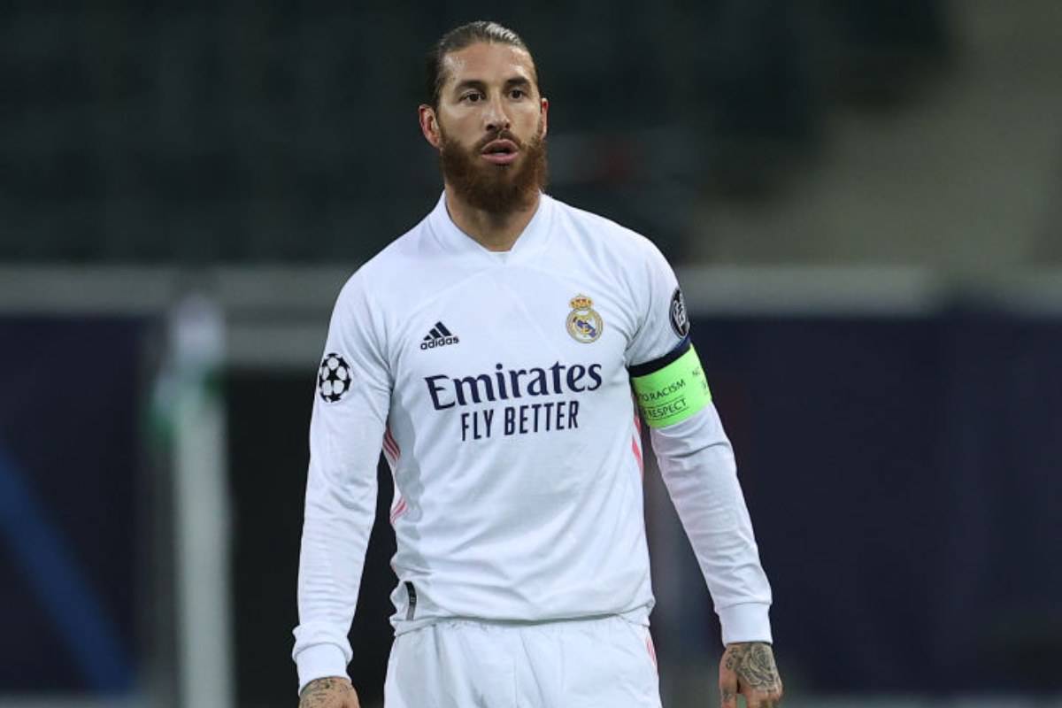 Sergio Ramos, tentativo del PSG (Getty Images)