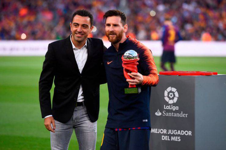 Xavi Messi Barcellona