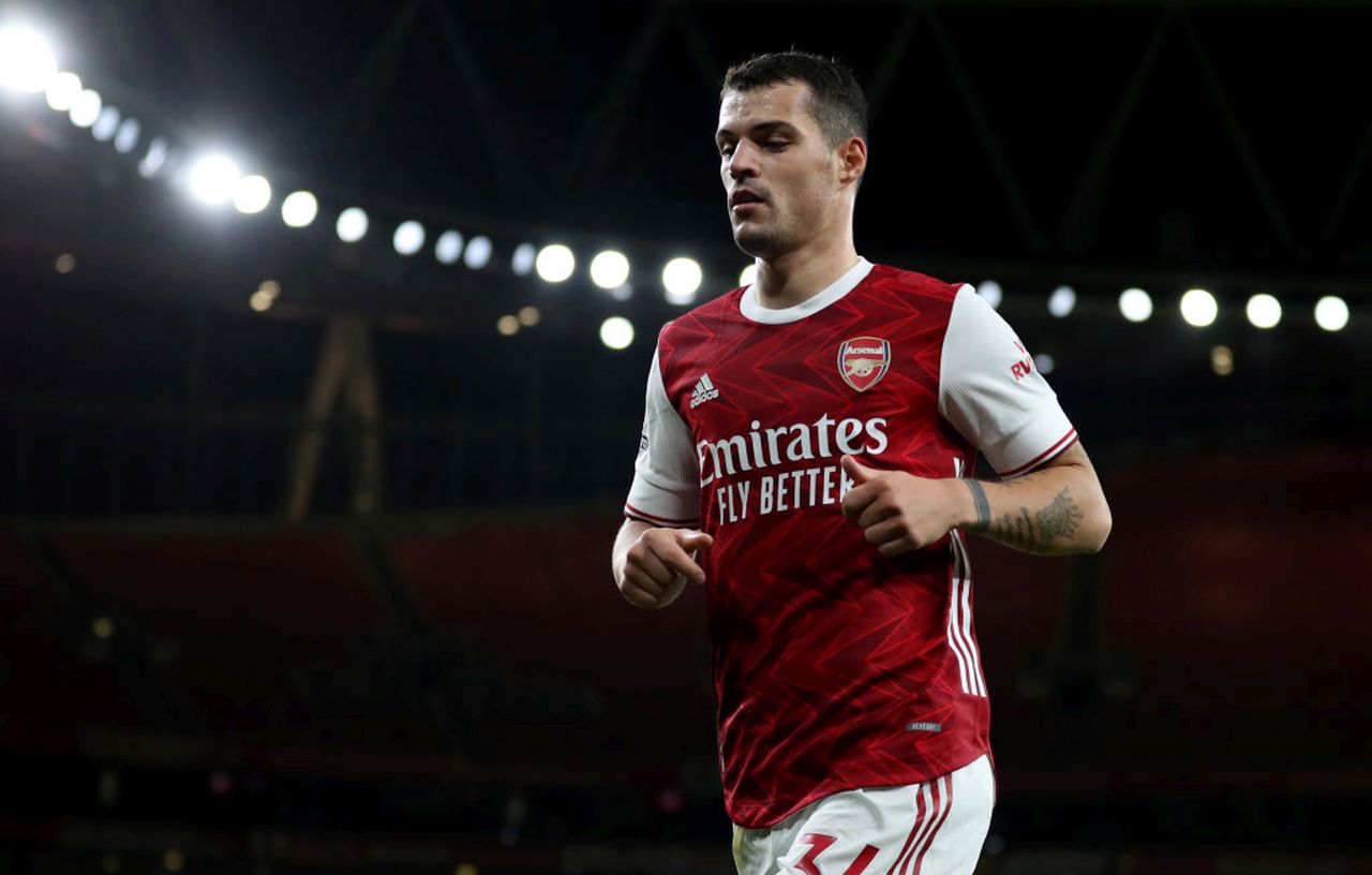 Granit Xhaka Roma Arsenal