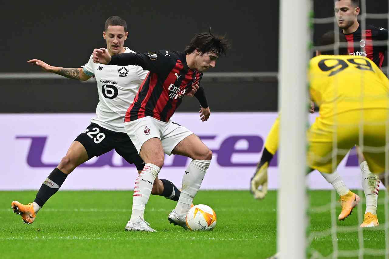 Europa League, la sintesi di Milan-Lille