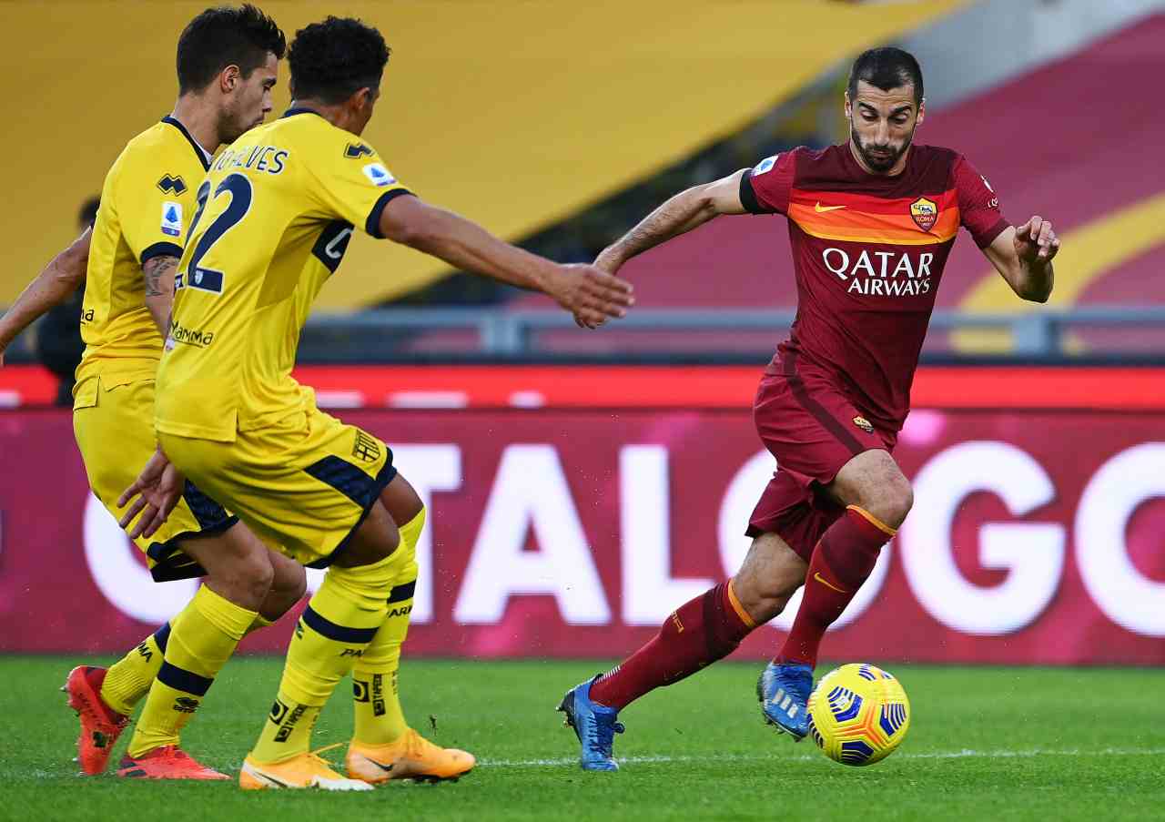 Napoli-Roma, i numeri di Mkhitaryan