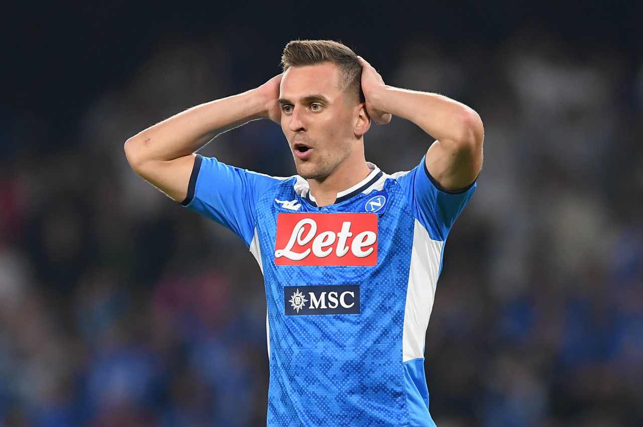 calciomercato napoli milik