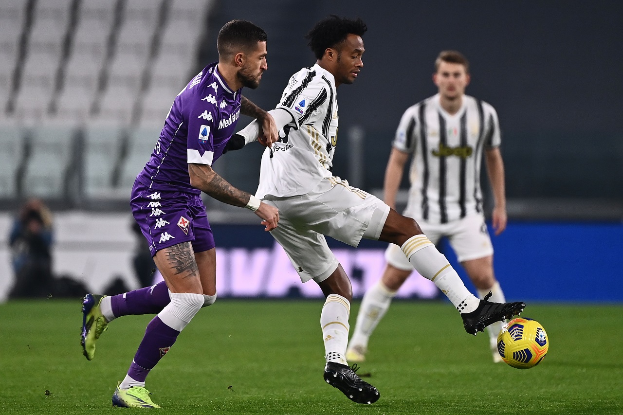 Cuadrado espulso in Juventus-Fiorentina