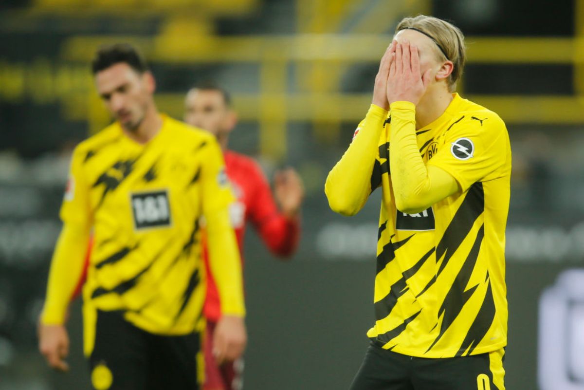 Haaland Infortunio Borussia Dortmund
