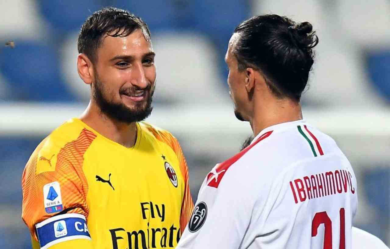 Ibrahimovic e Donnarumma valutano il futuro nel Milan (Getty Images)