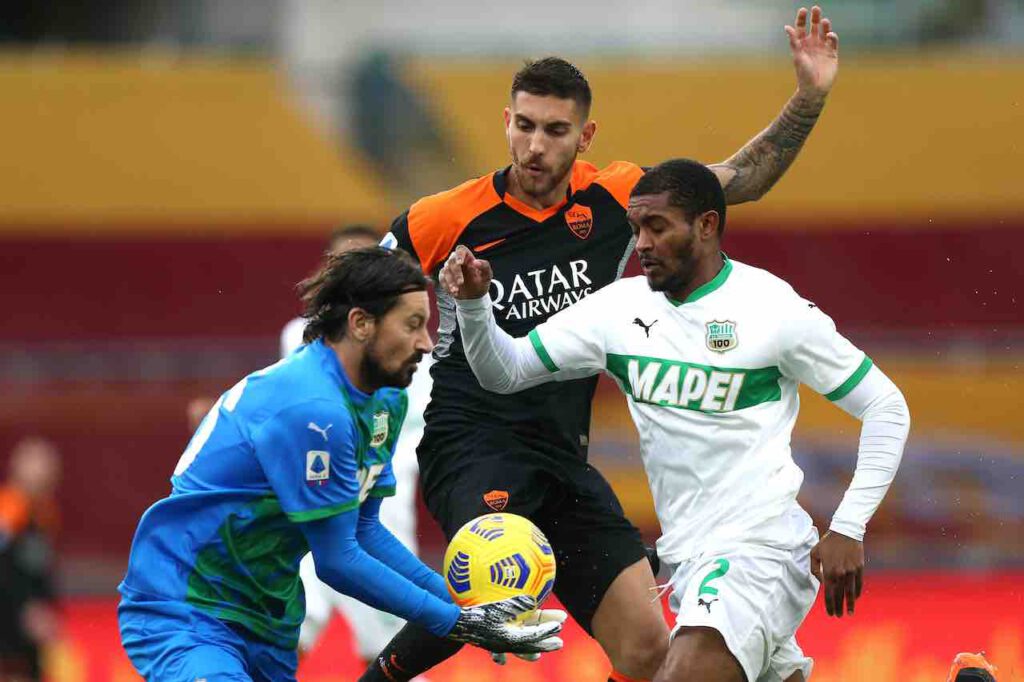 Roma-Sassuolo, sintesi partita (Getty Images)