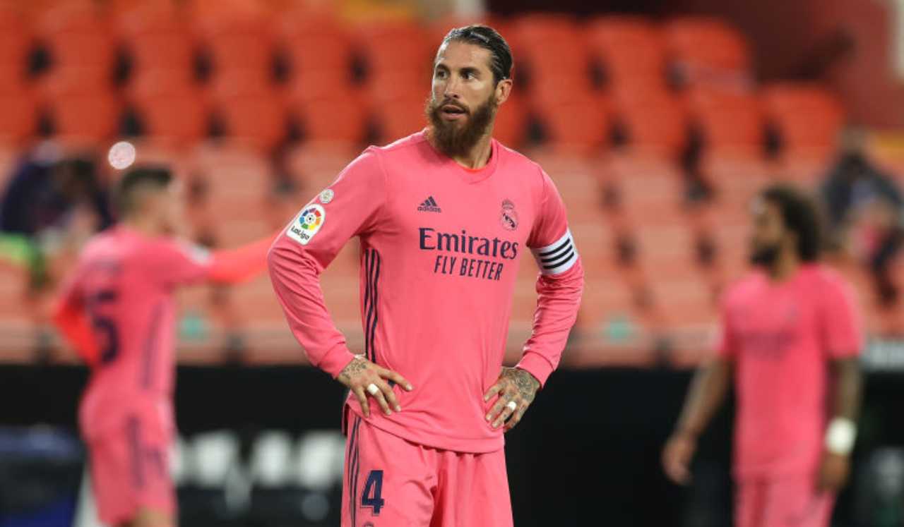 Sergio Ramos, affare complesso per la Juventus (Getty Images)