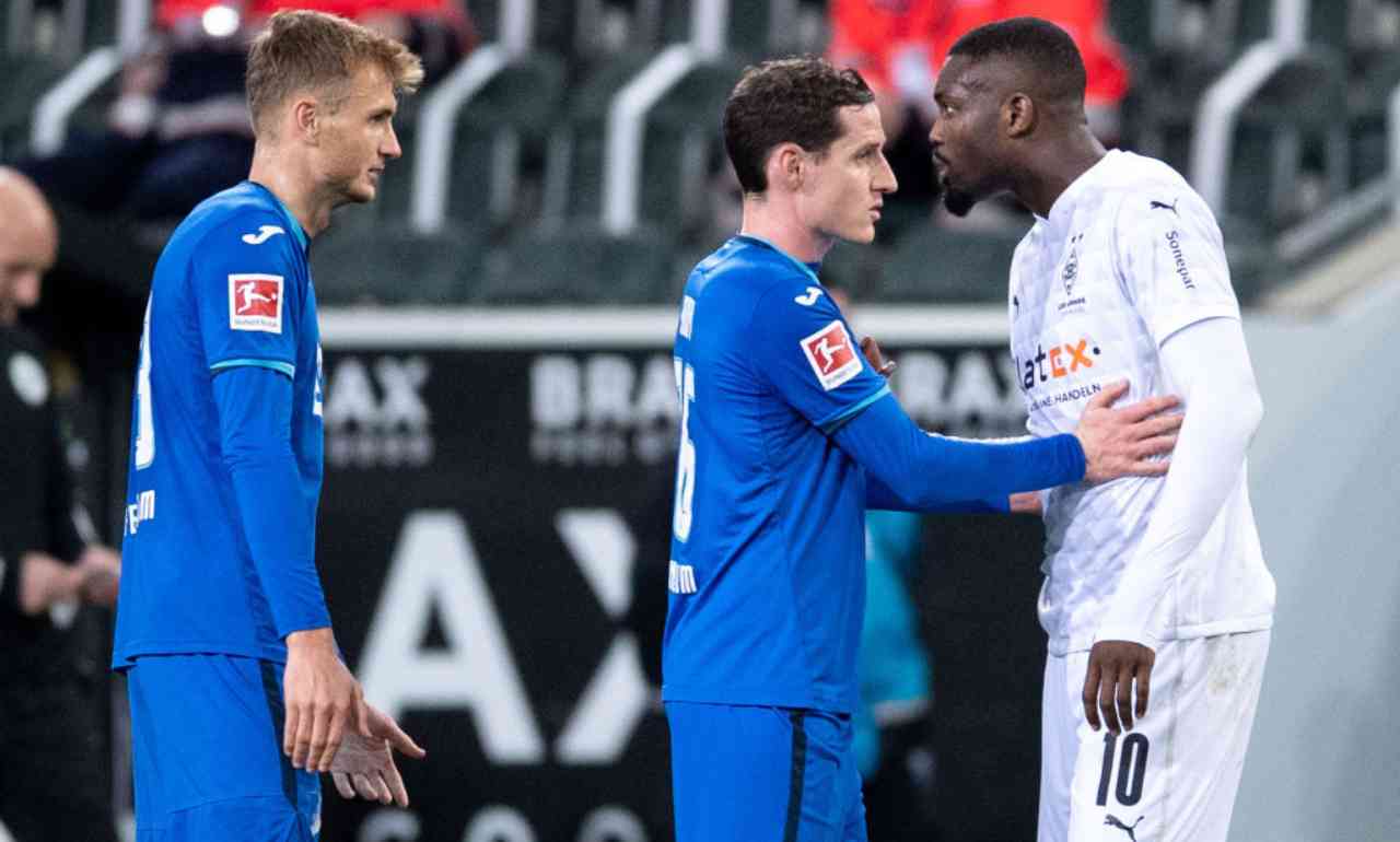 Marcus Thuram espulso dopo uno sputo (Getty Images)