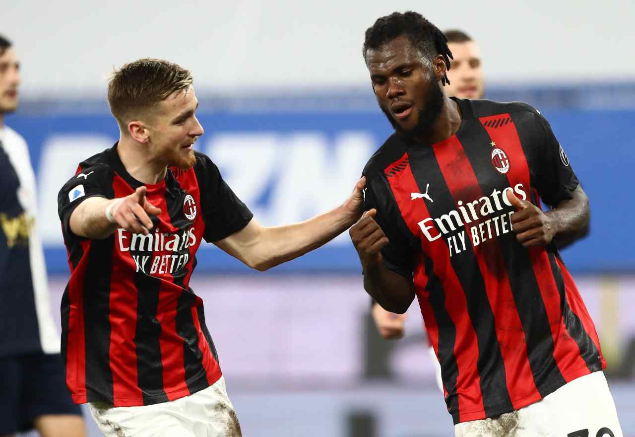 Kessiè, esultanza per Willy Ta Bi (Getty Images)