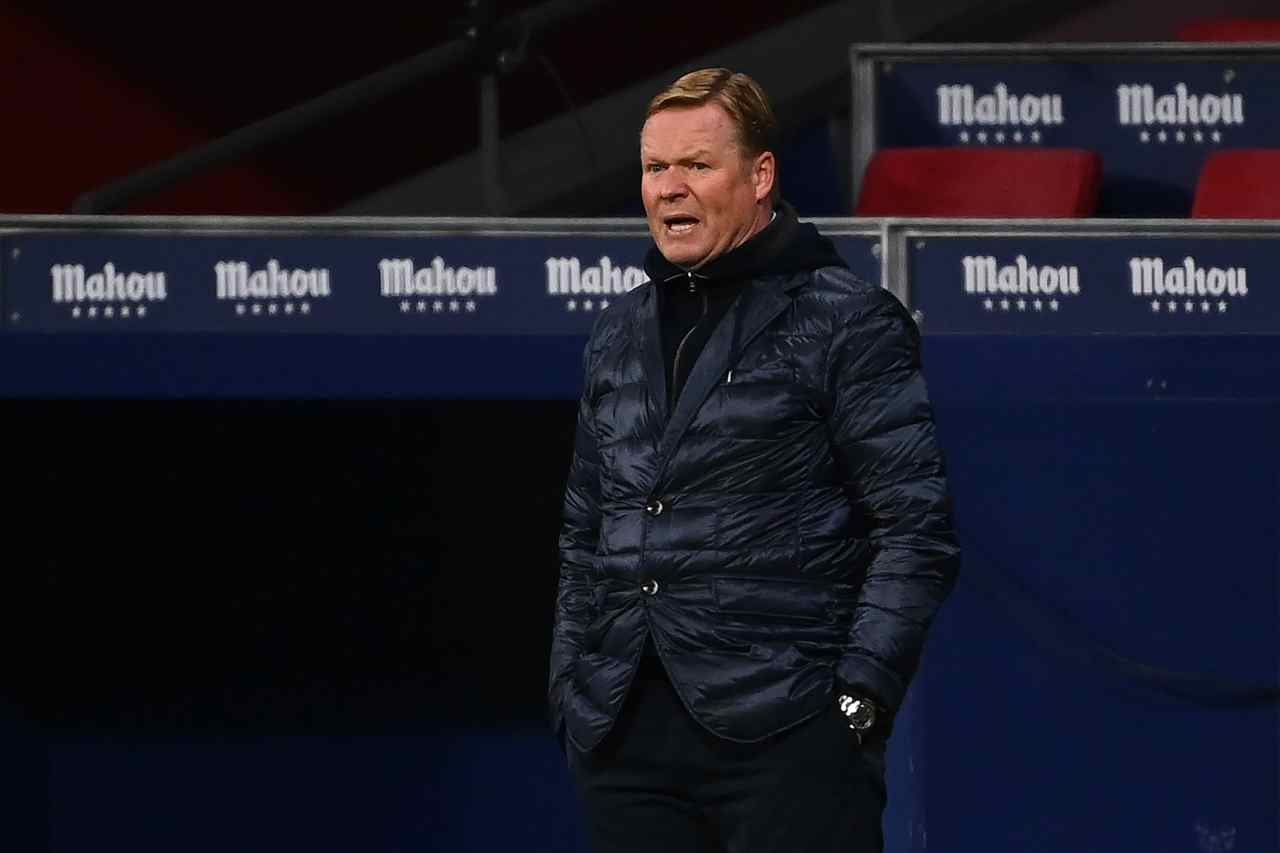 Koeman, lite con la panchina della Juventus (Getty Images) 