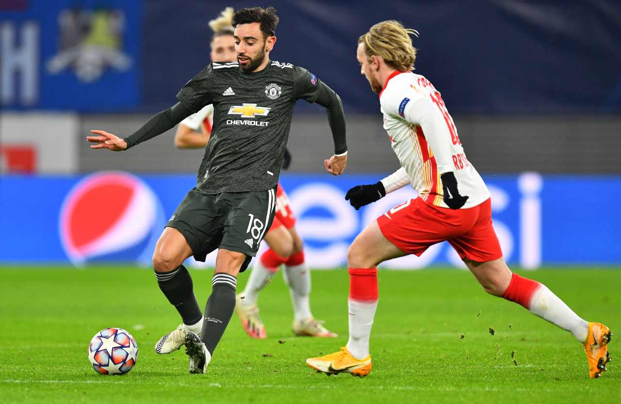 Champions League, risultati 8 dicembre: Lipsia show, Manchester United ko