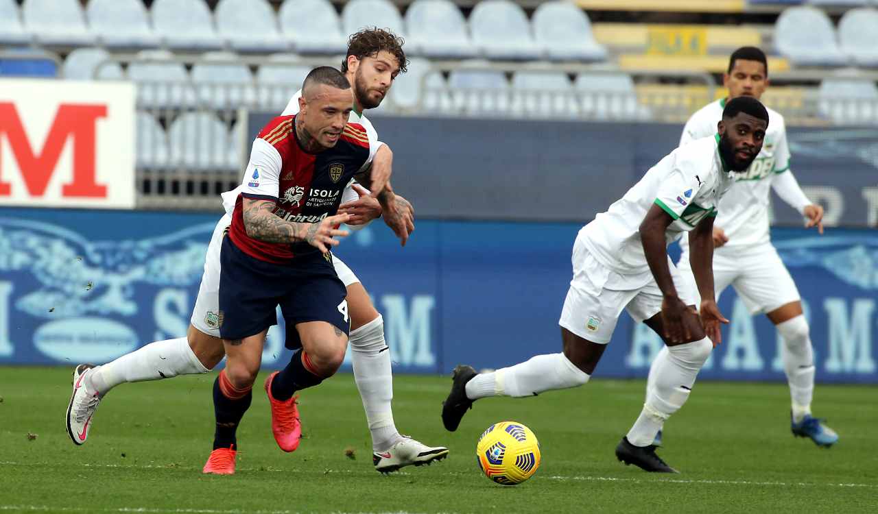 cagliari sassuolo highlights