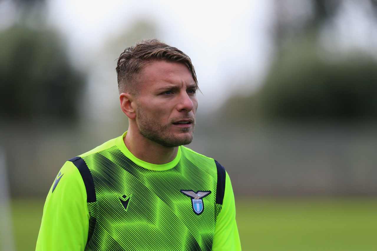 immobile allenamento lazio