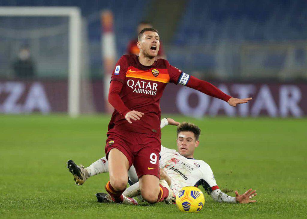 Dzeko out contro il Crotone, problema muscolare (Getty Images)