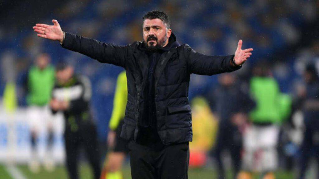 Napoli, Gattuso: De Laurentiis si espone sul futuro dell'allenatore (Getty Images)