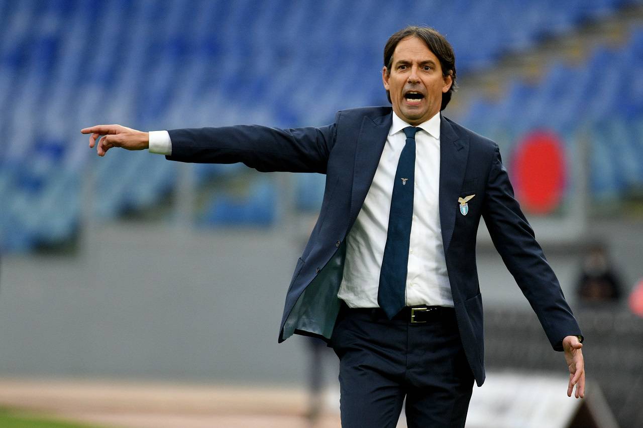 Inzaghi in conferenza per Lazio-Roma (Getty Images)