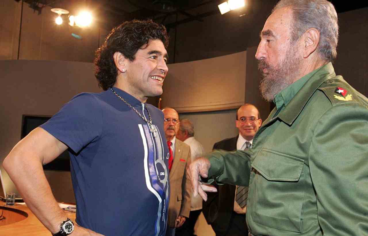 Maradona, spunta dono di Fidel Castro (Getty Images)