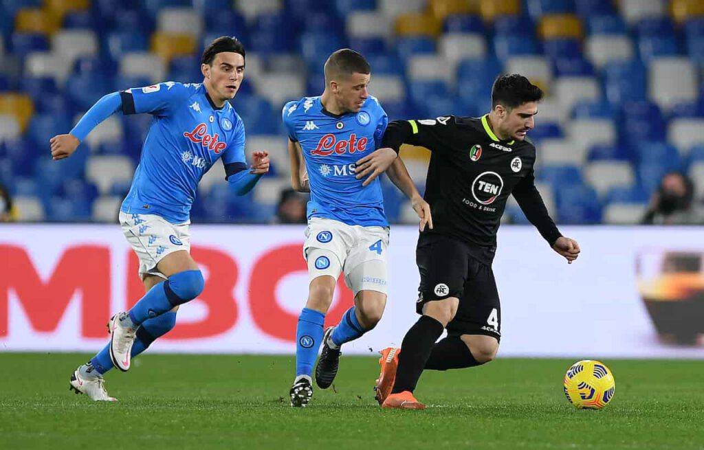 Napoli-Spezia sintesi (Getty Images)