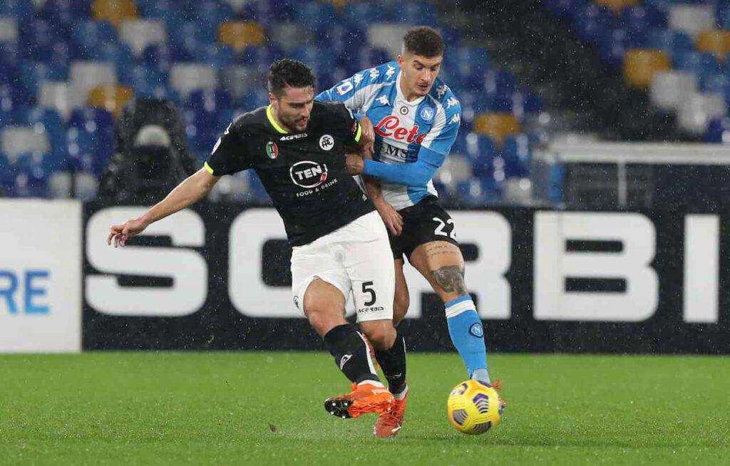 Napoli-Spezia, sintesi della sfida (Getty Images)