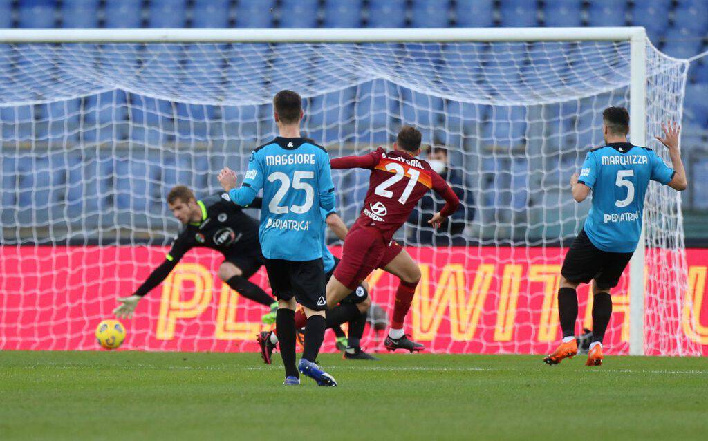 Roma-Spezia, i giallorossi festeggiano sui social (Getty Images)